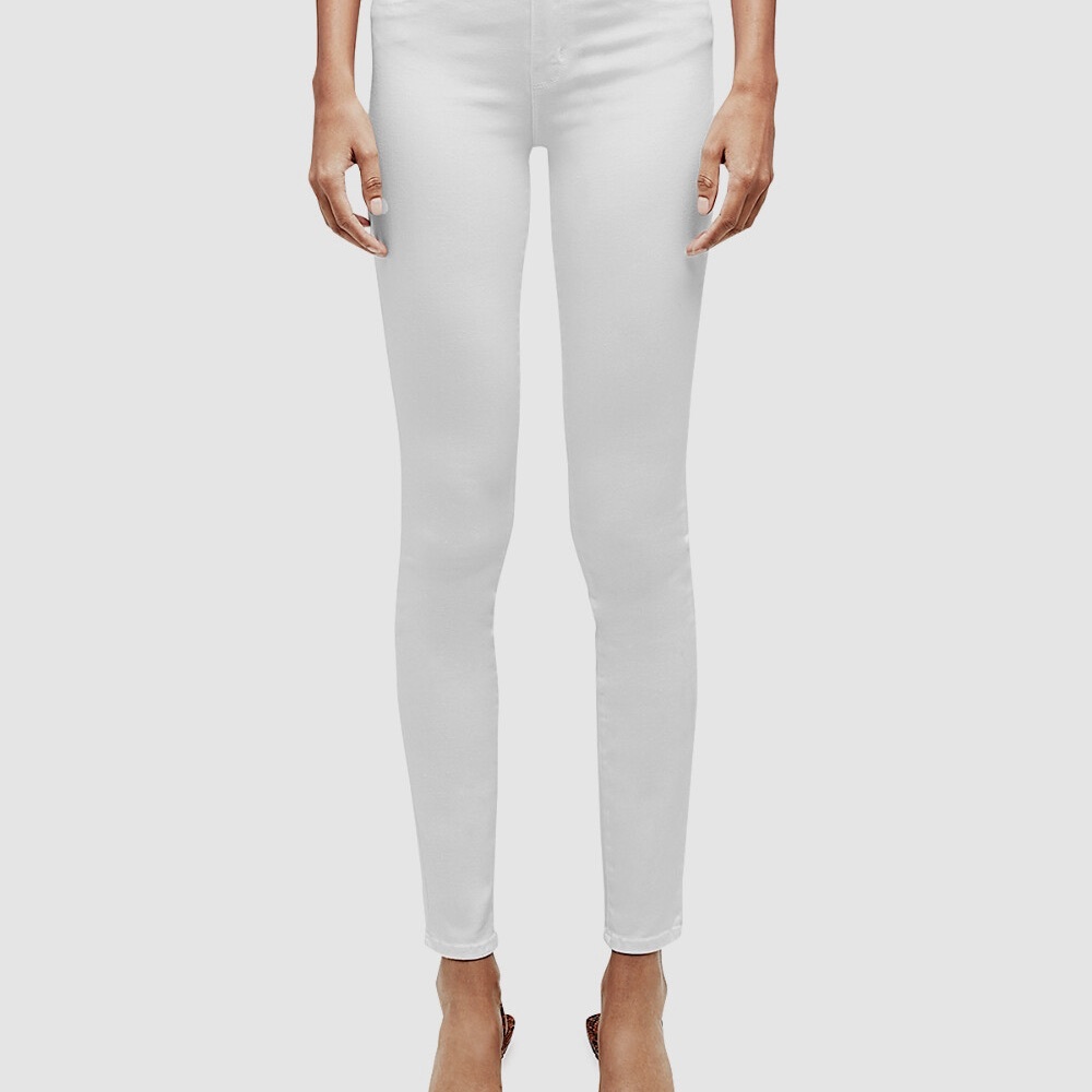 L'AGENCE Women's Crisp White Skinny Jeans